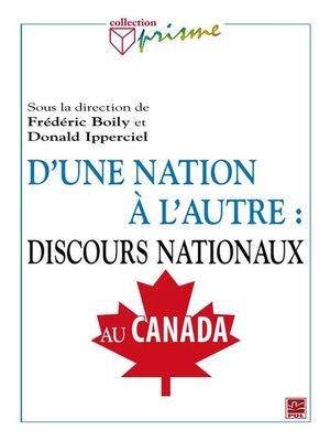 cover image of D'une nation à l'autre